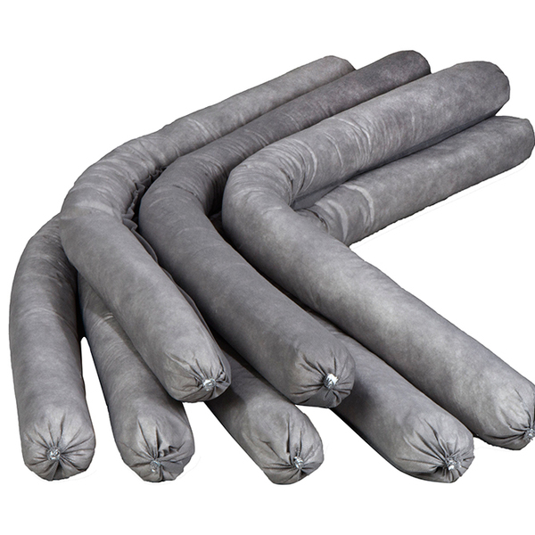 Asp Universal (Gray) Super Absorbent Flake Sock, 3" X 4', 10 Per Box Pk 45100-21
